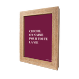 Carte postale message Chiche