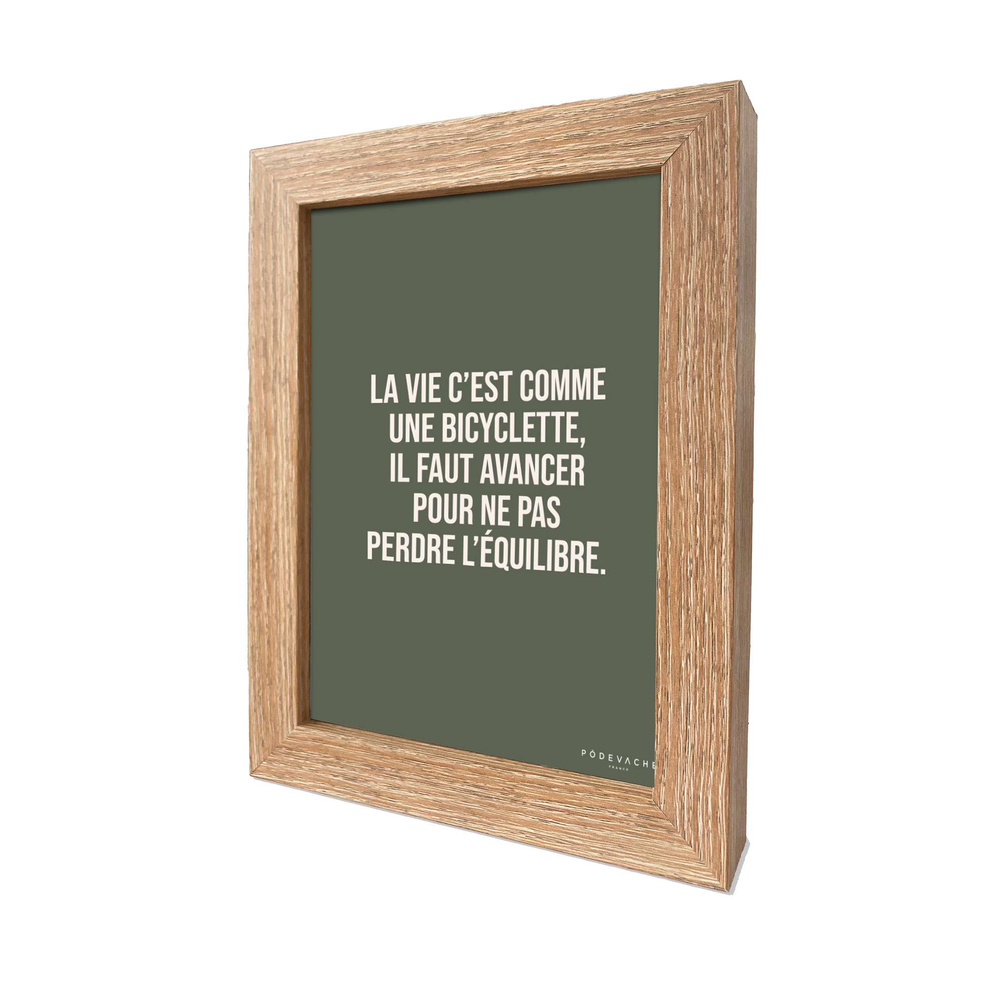 Carte postale message Bicyclette