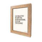 Carte postale message Paillettes