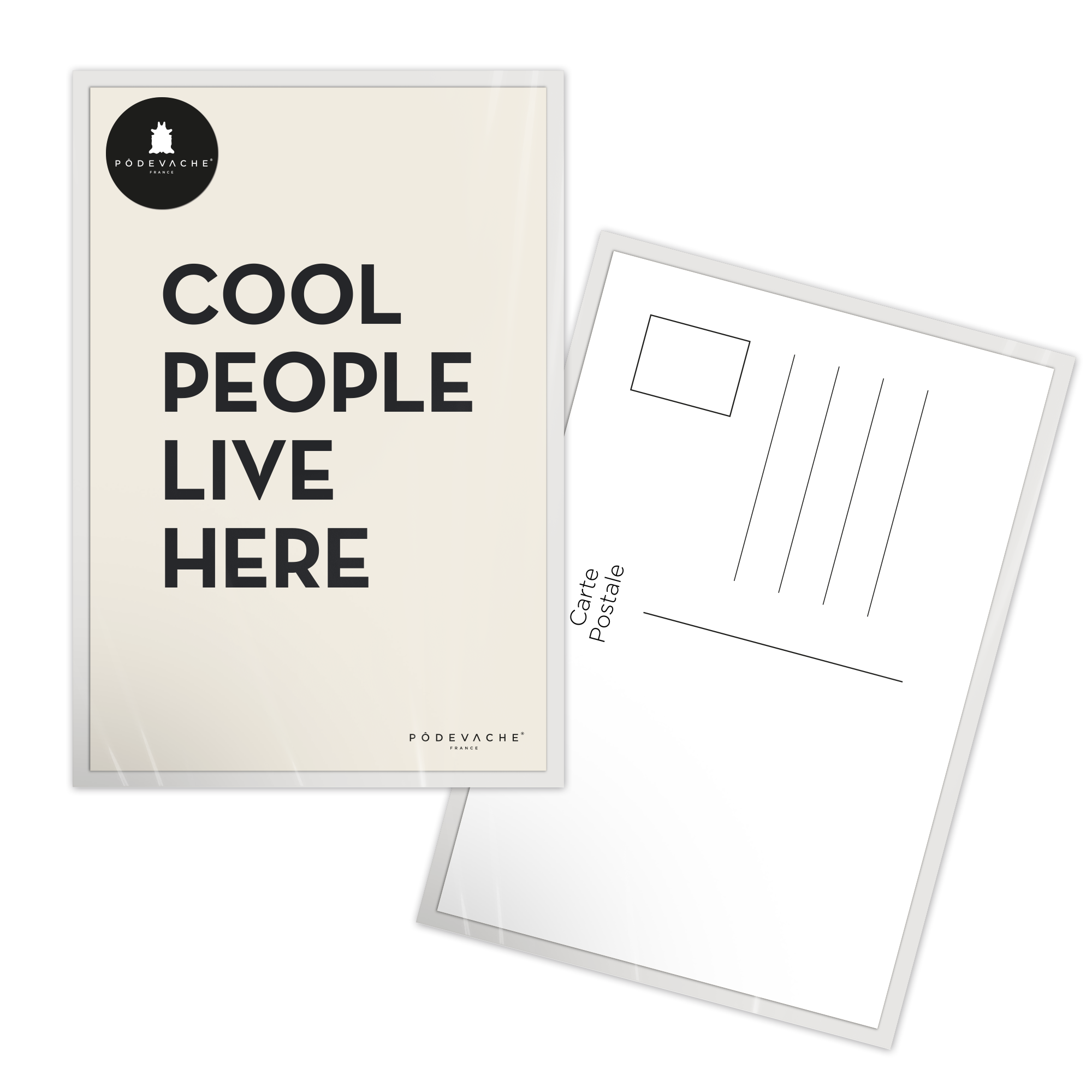 Carte postale message Cool People