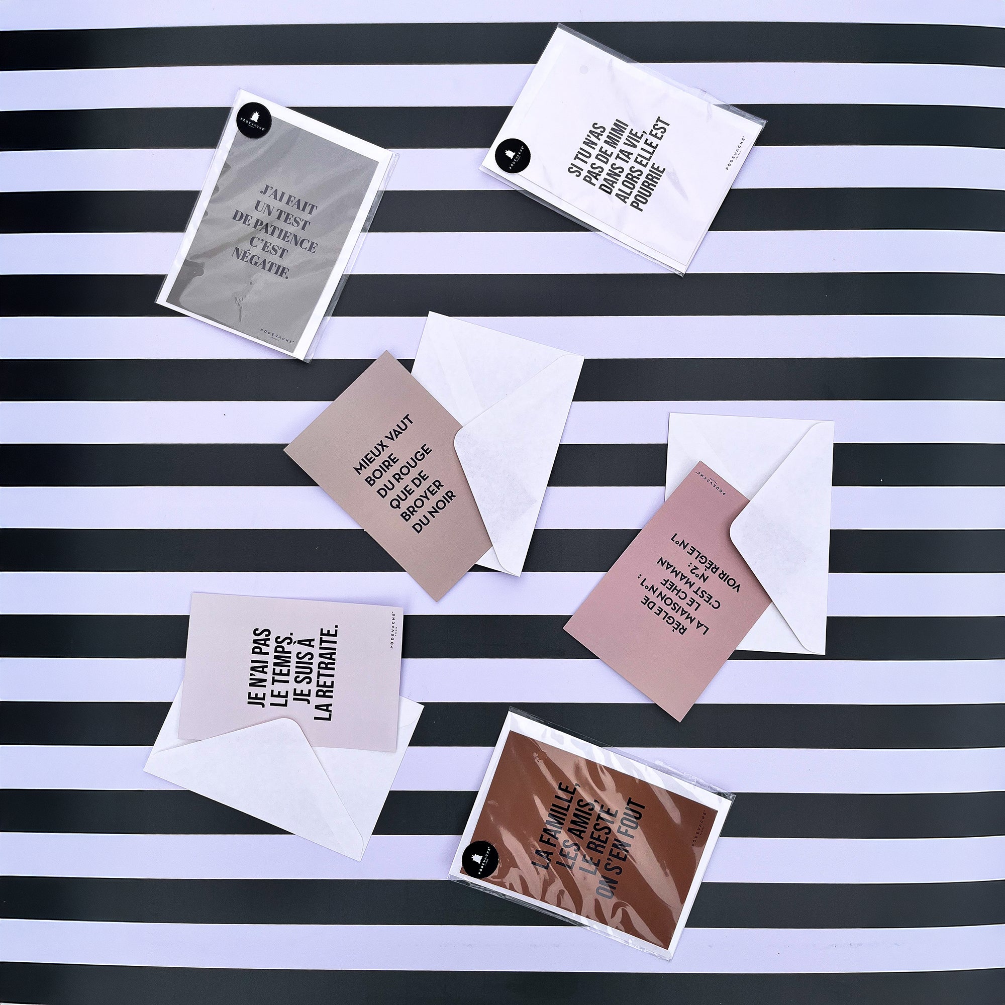 Carte postale message Retraite