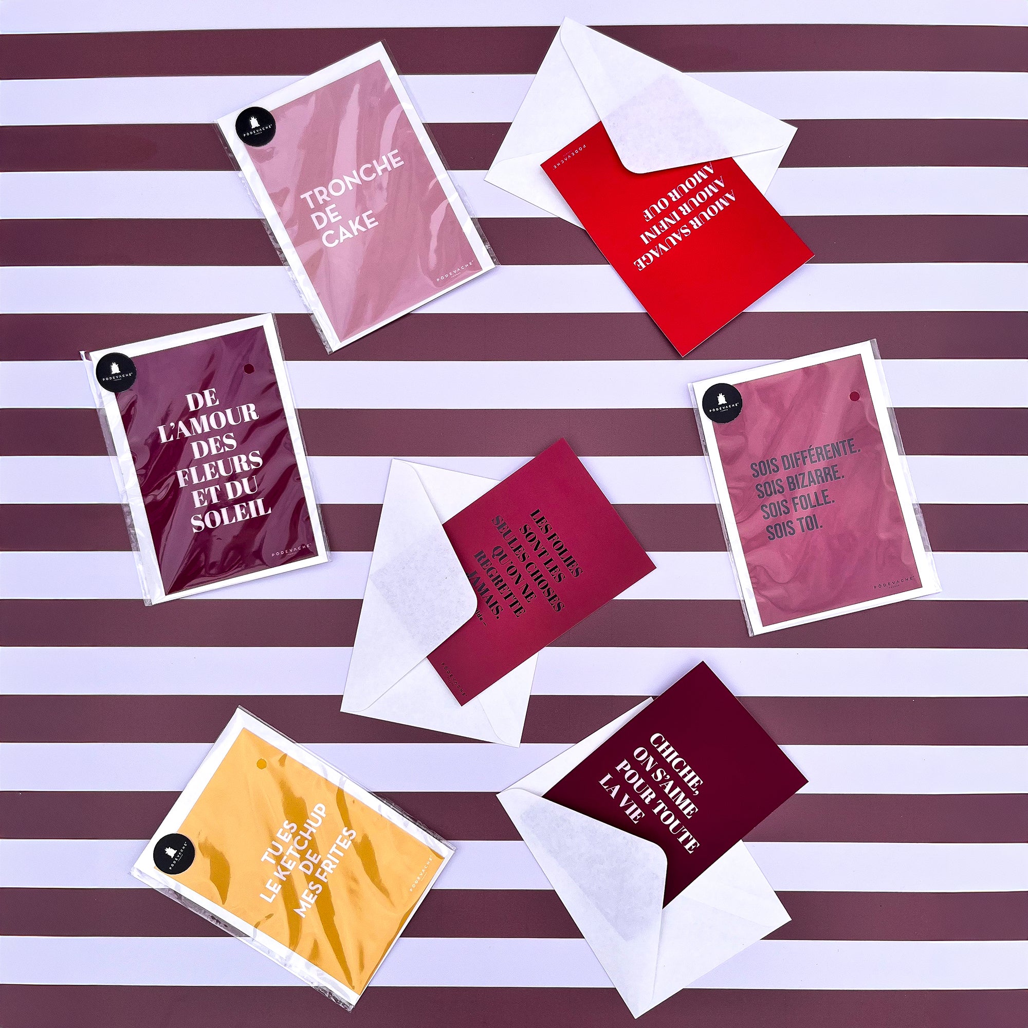 Carte postale message Folies