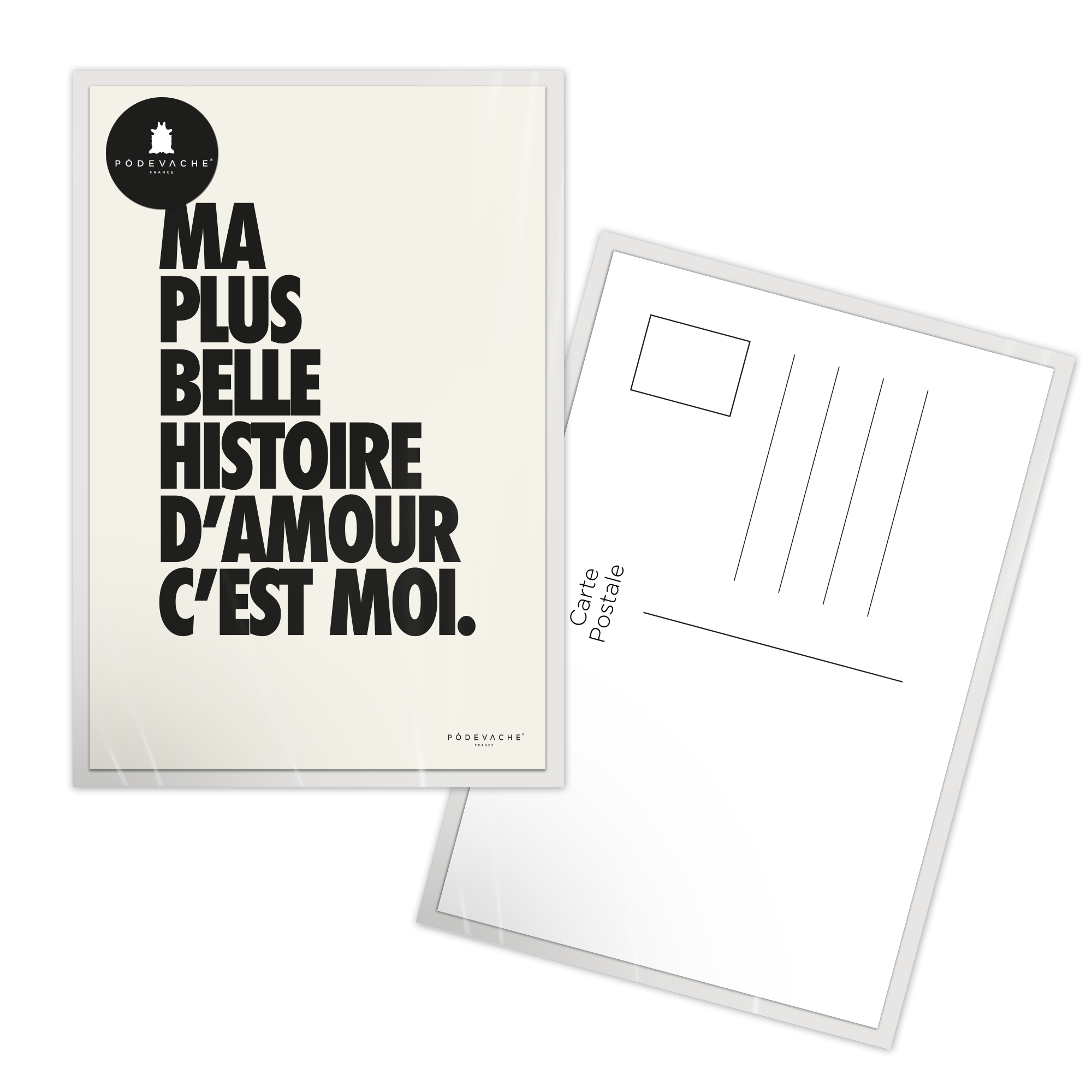 Carte postale message Plus Belle Histoire