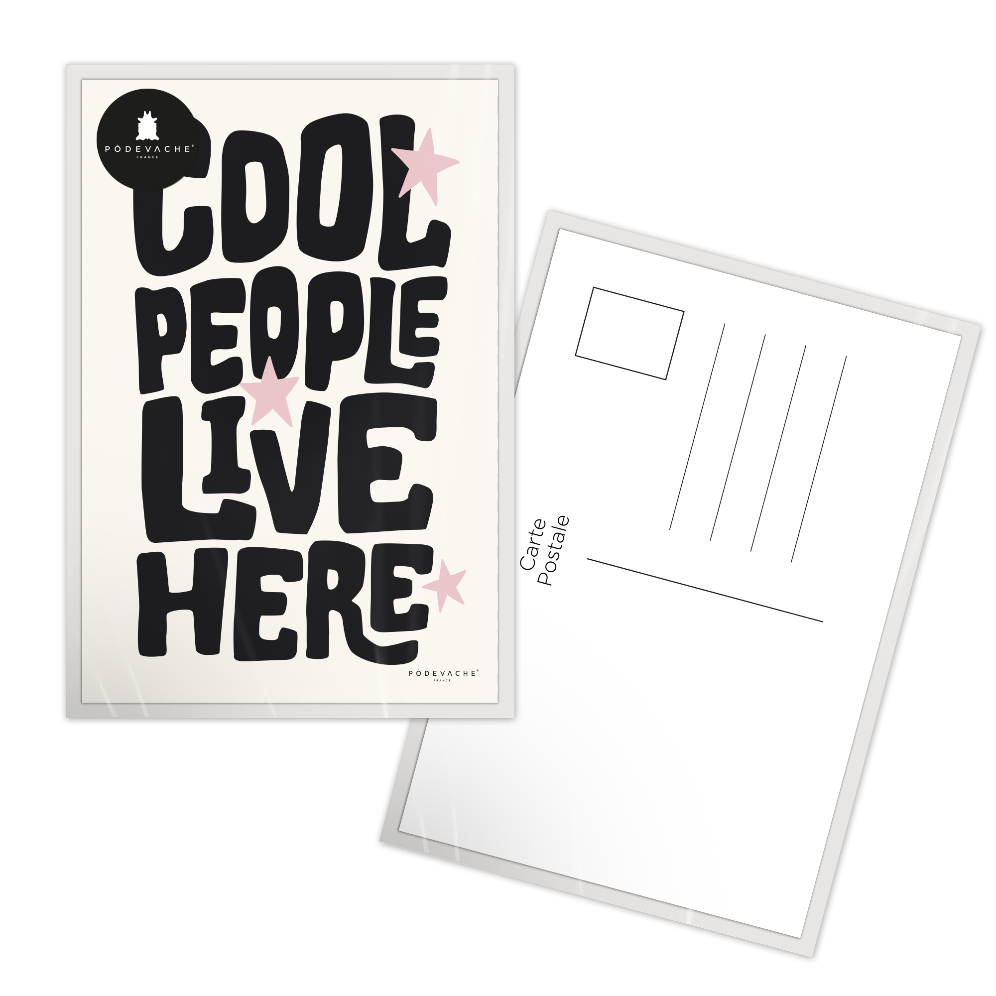 Carte postale message Cool People