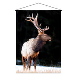 Kakémono en papier — modèle Cerf Cerf Moschus