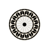 Dessous de verre en vinyle rond — modèle Pombal