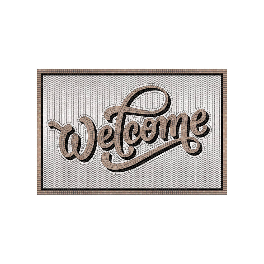 Welcome vinyl placemat