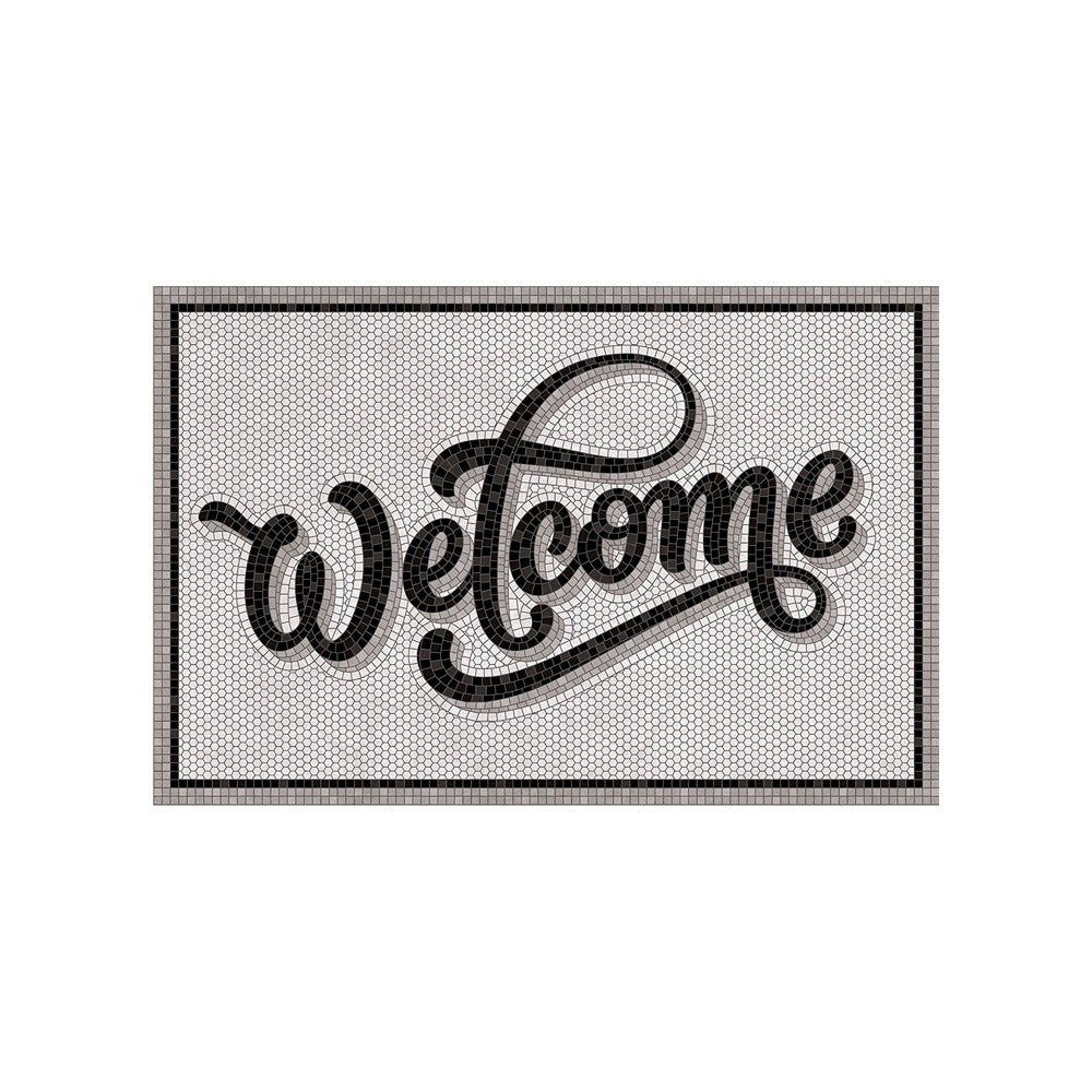 Welcome vinyl placemat