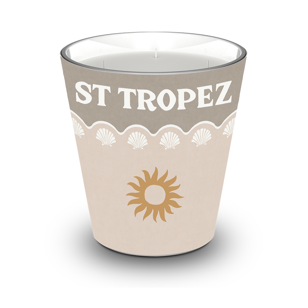 Bougie parfumée St Tropez - Chocolat / Confiture de lait / Santal