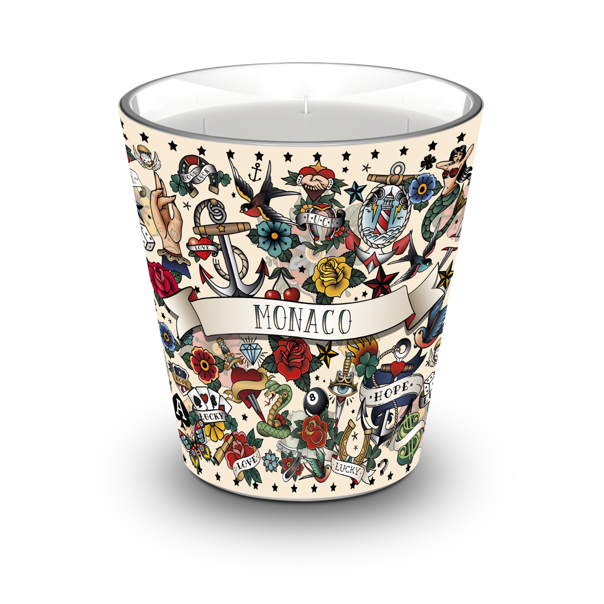 Bougie parfumée personnalisée Tattoo