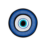 Dessous de verre en vinyle rond — modèle Urla, inspiration bord de mer