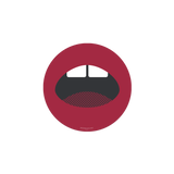 Tapis de souris en vinyle rond — modèle Lollipop