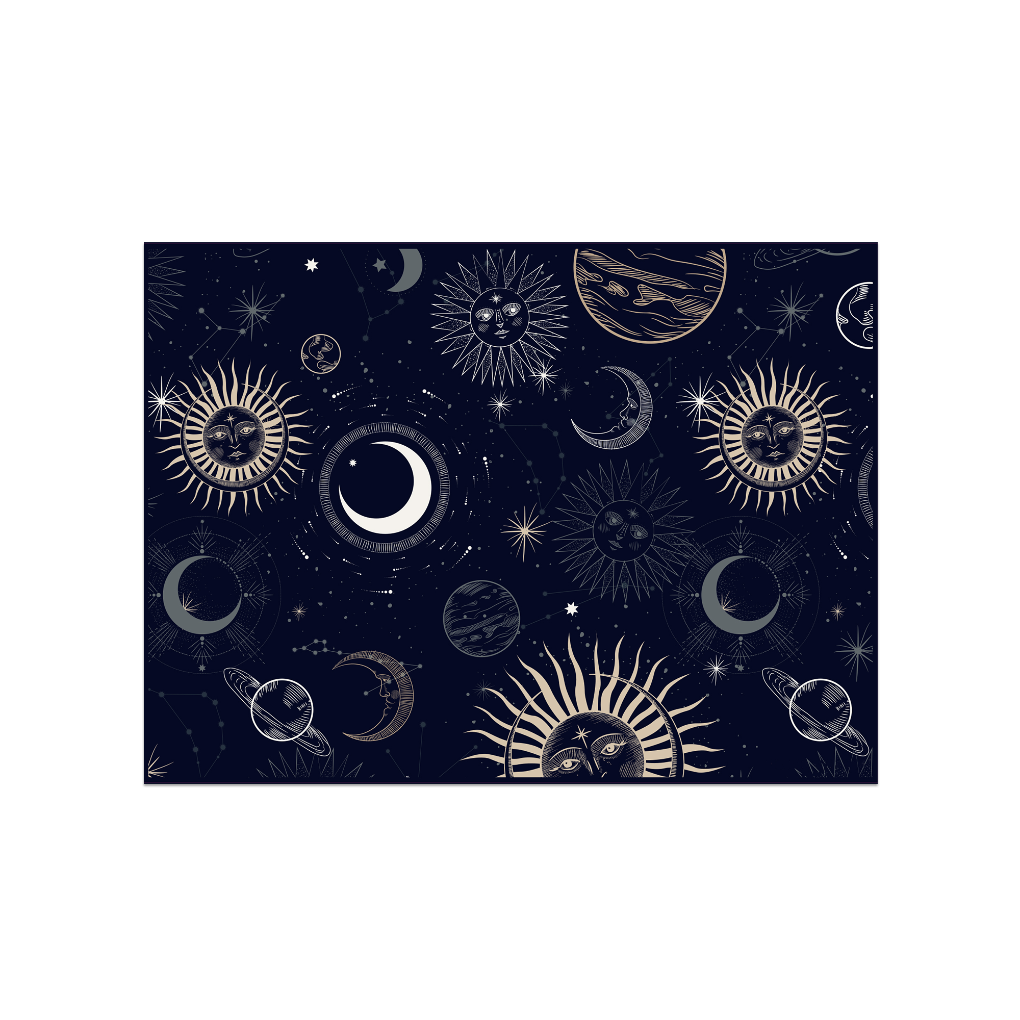 Set De Table Vinyle Celeste