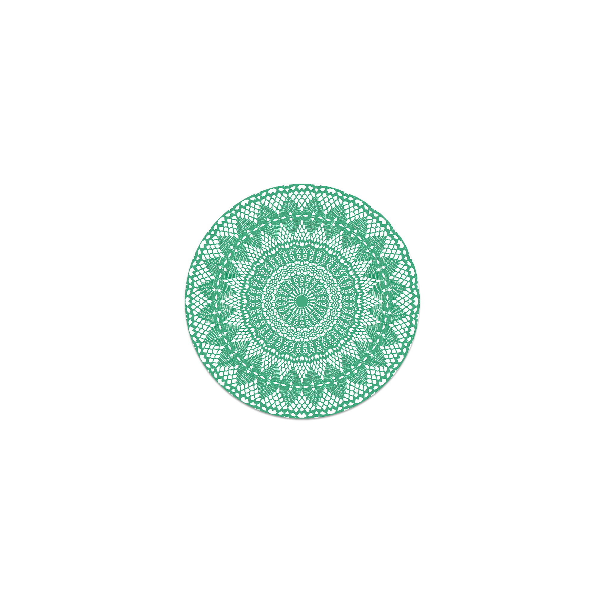 Lot De 6 Dessous De Verre Vinyle Flane