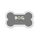 Dog Mama bone-shaped vinyl bowl mat - Dog