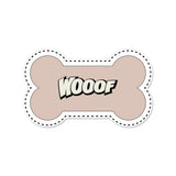 Wooof bone-shaped vinyl bowl mat - Dog