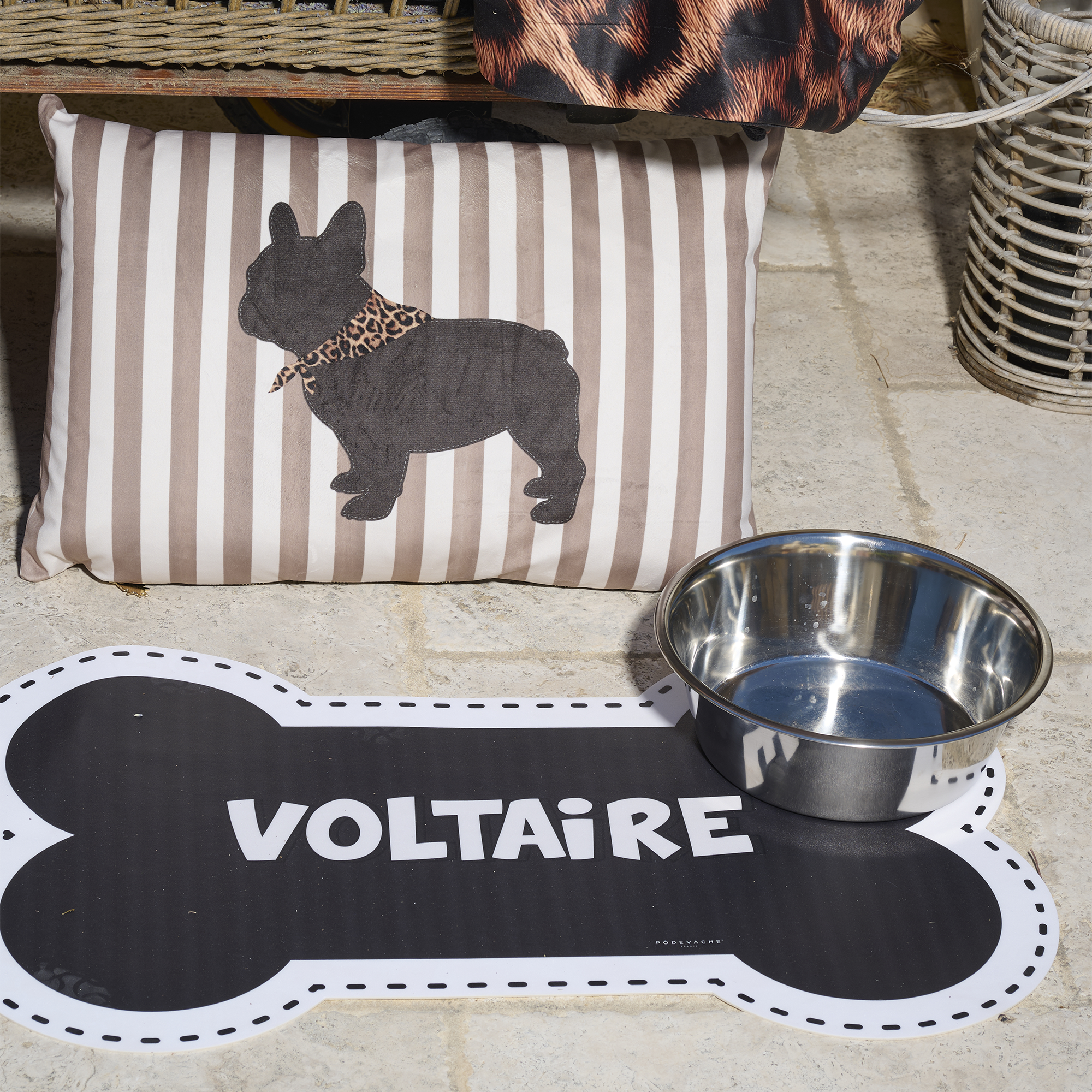 Dog Customizable Vinyl Bowl Mat