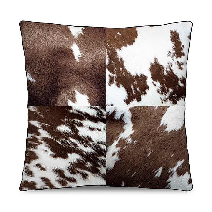 Cowhide Velvet Cushion