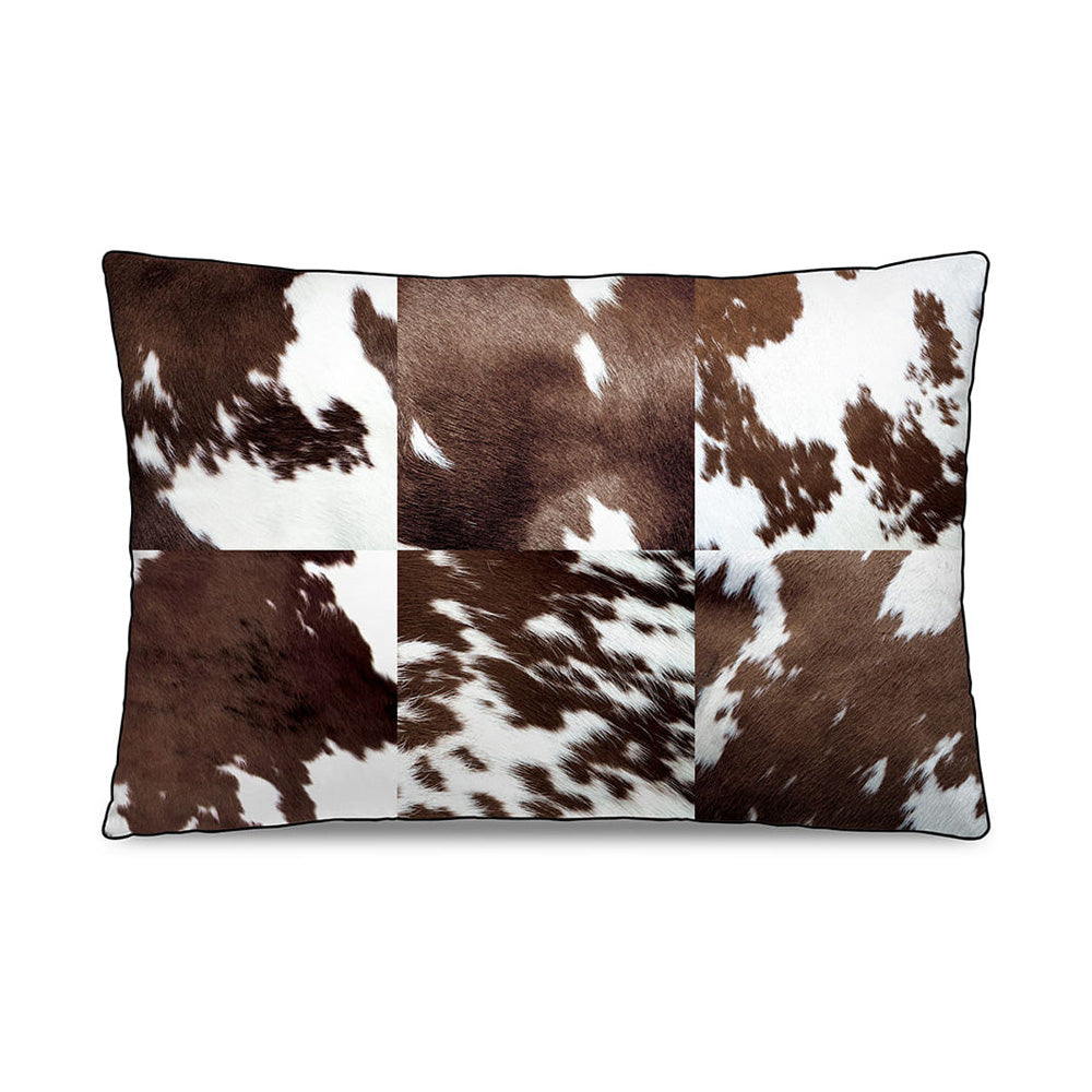 Cowhide Velvet Cushion