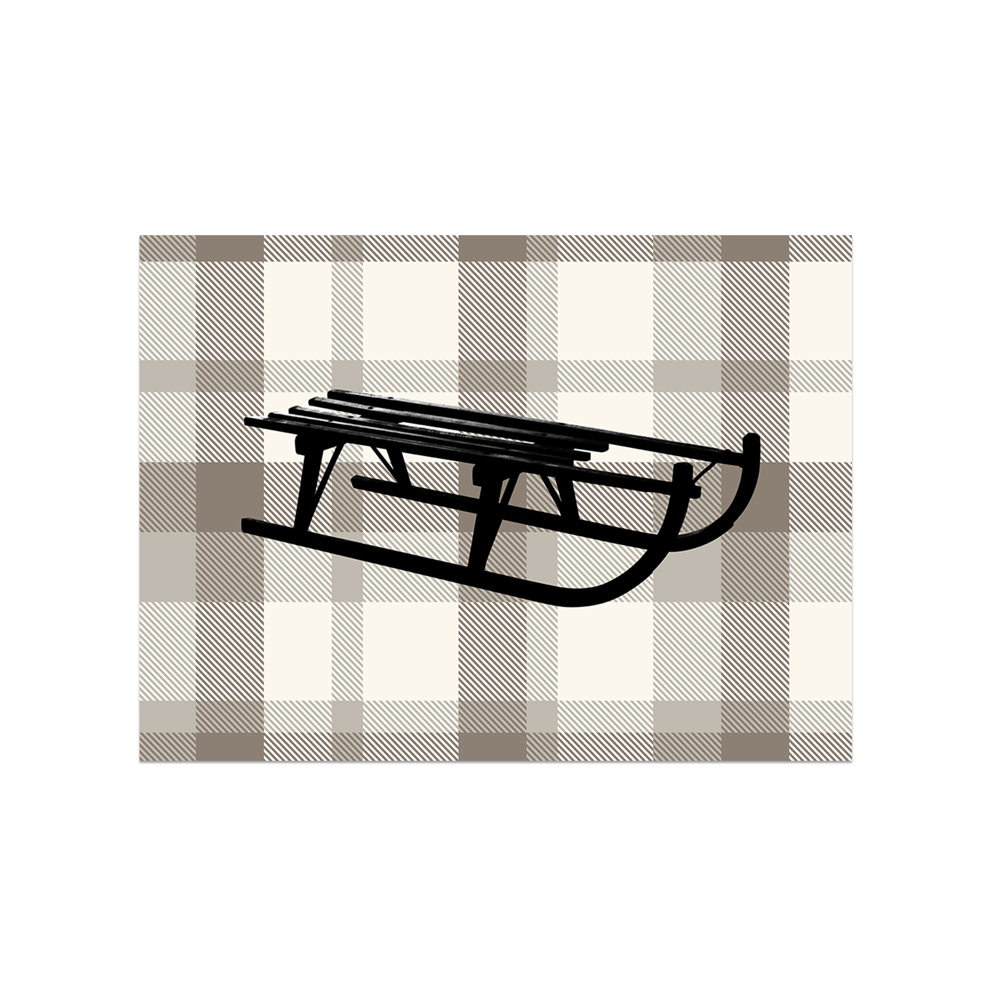 Set de table vinyle Luge