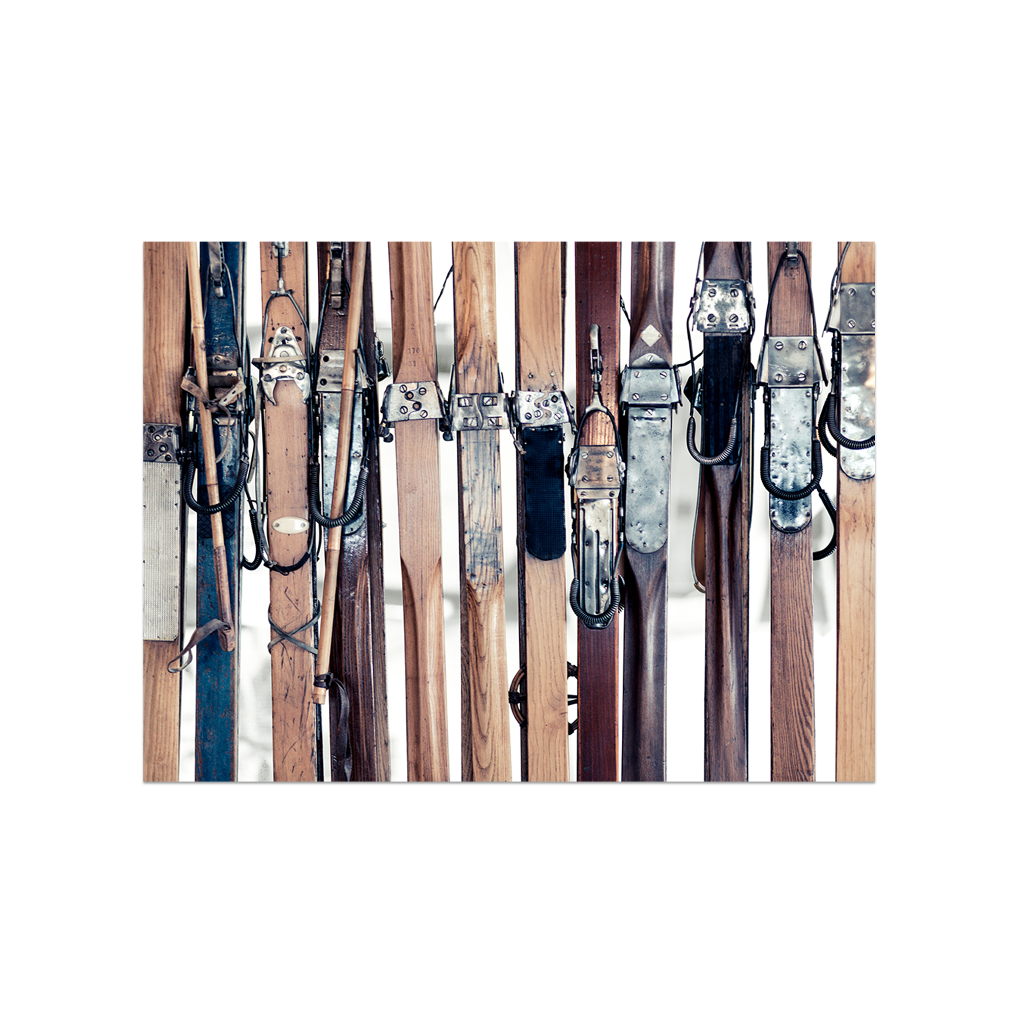 Mantel individual de vinilo Sección de madera