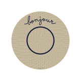 Set de table vinyle Kea Bonjour