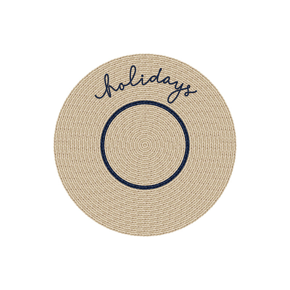 Set of 6 Kea Holidays vinyl coasters