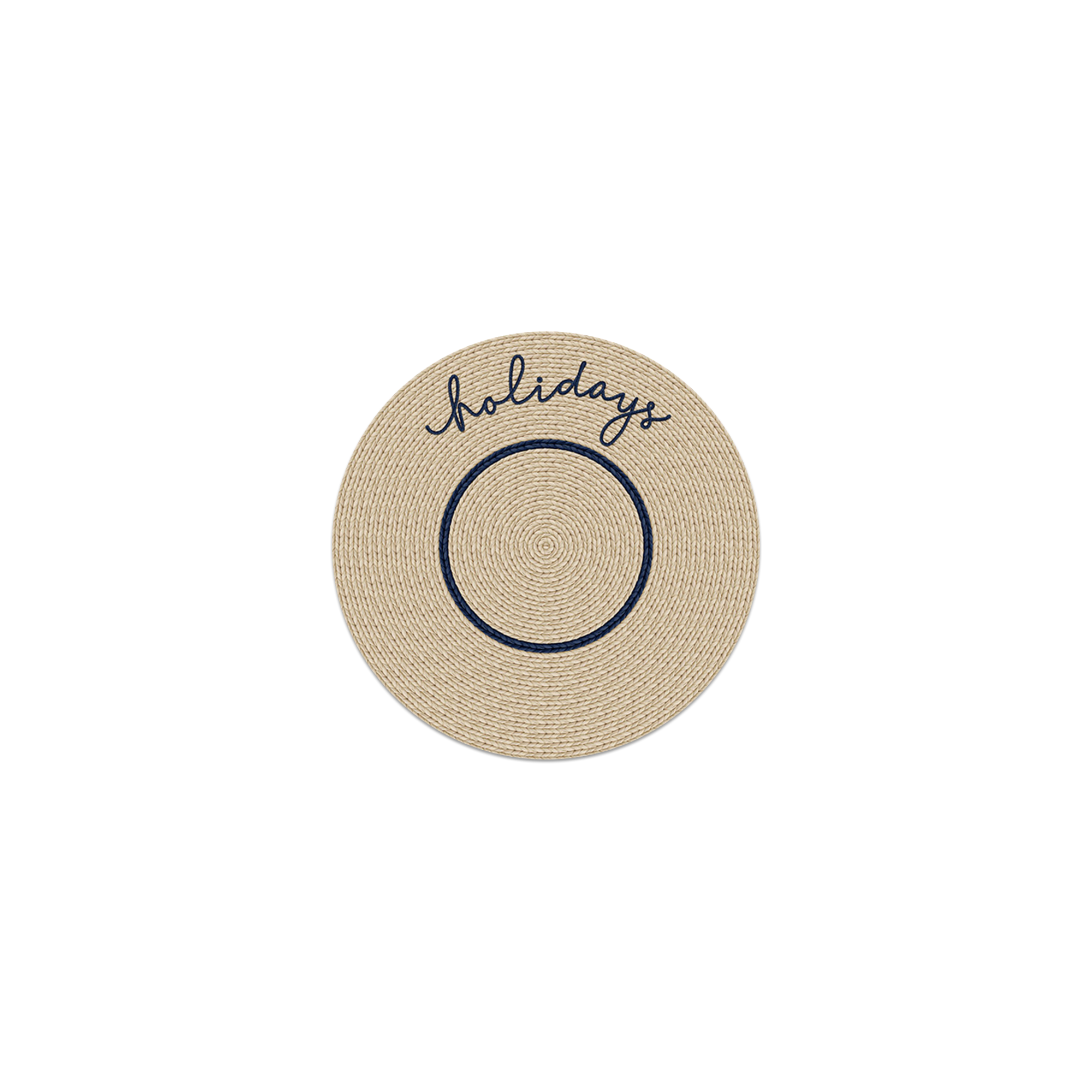Lot de 6 dessous de verre vinyle Kea Holidays