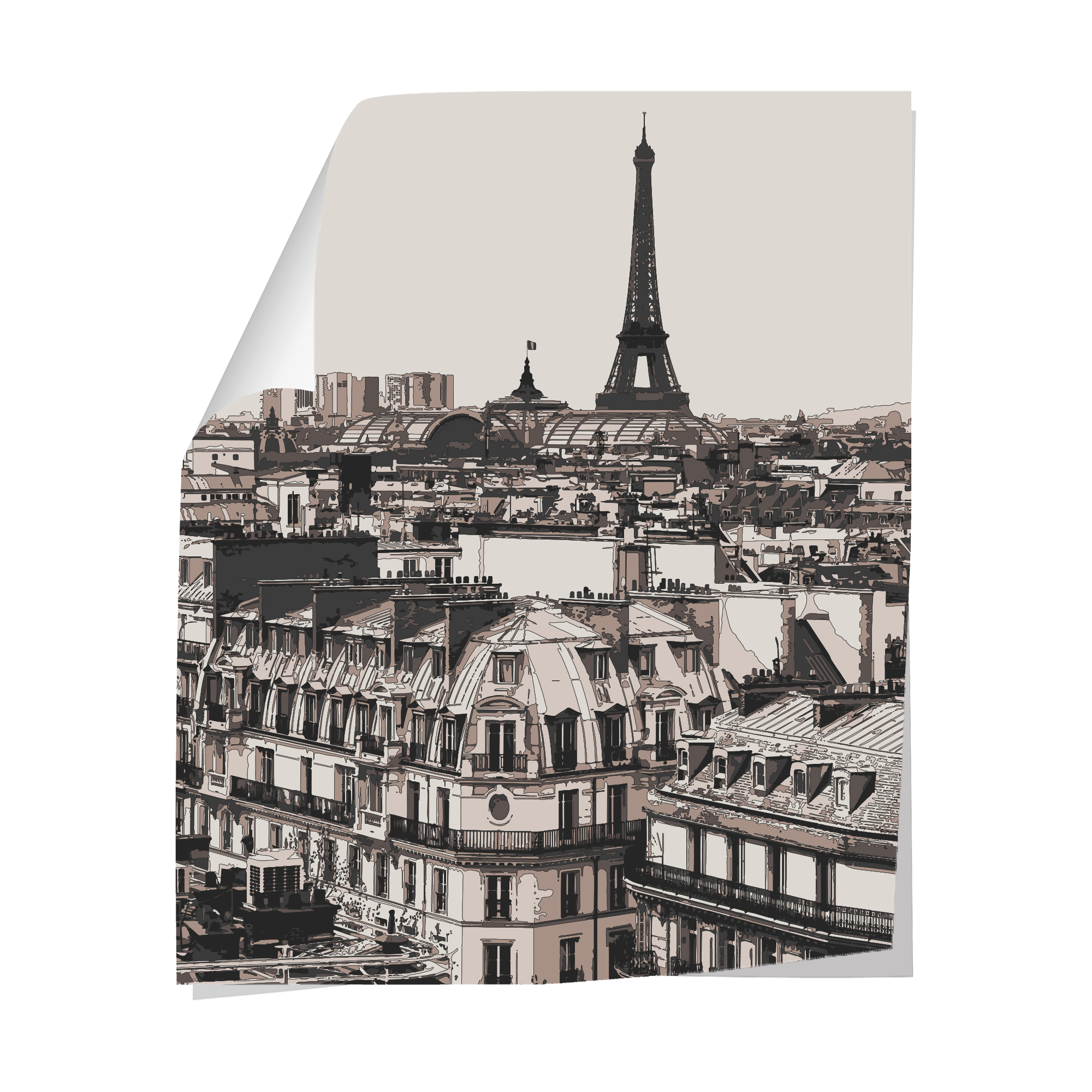 Papier peint panoramique Paris