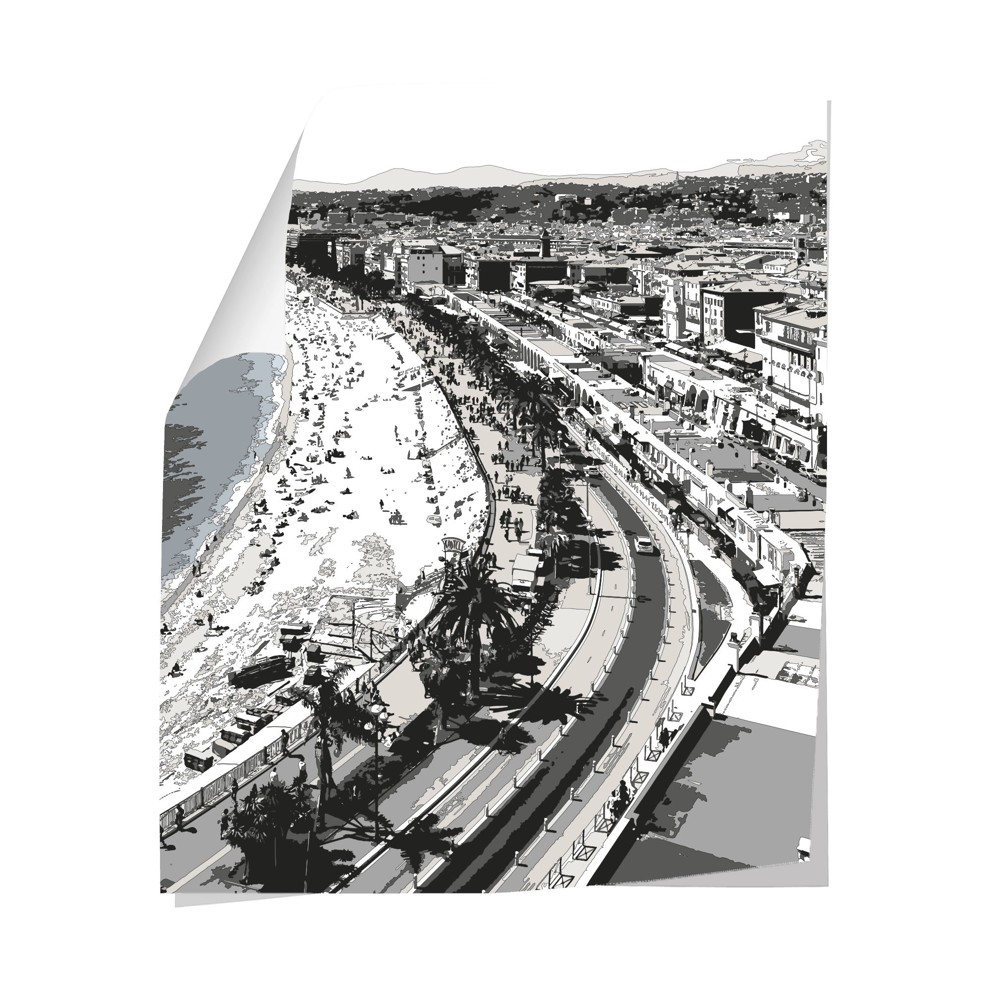 Papier peint panoramique Nice