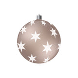 Set de table en vinyle rond — modèle Multi Stars, décor de Noël