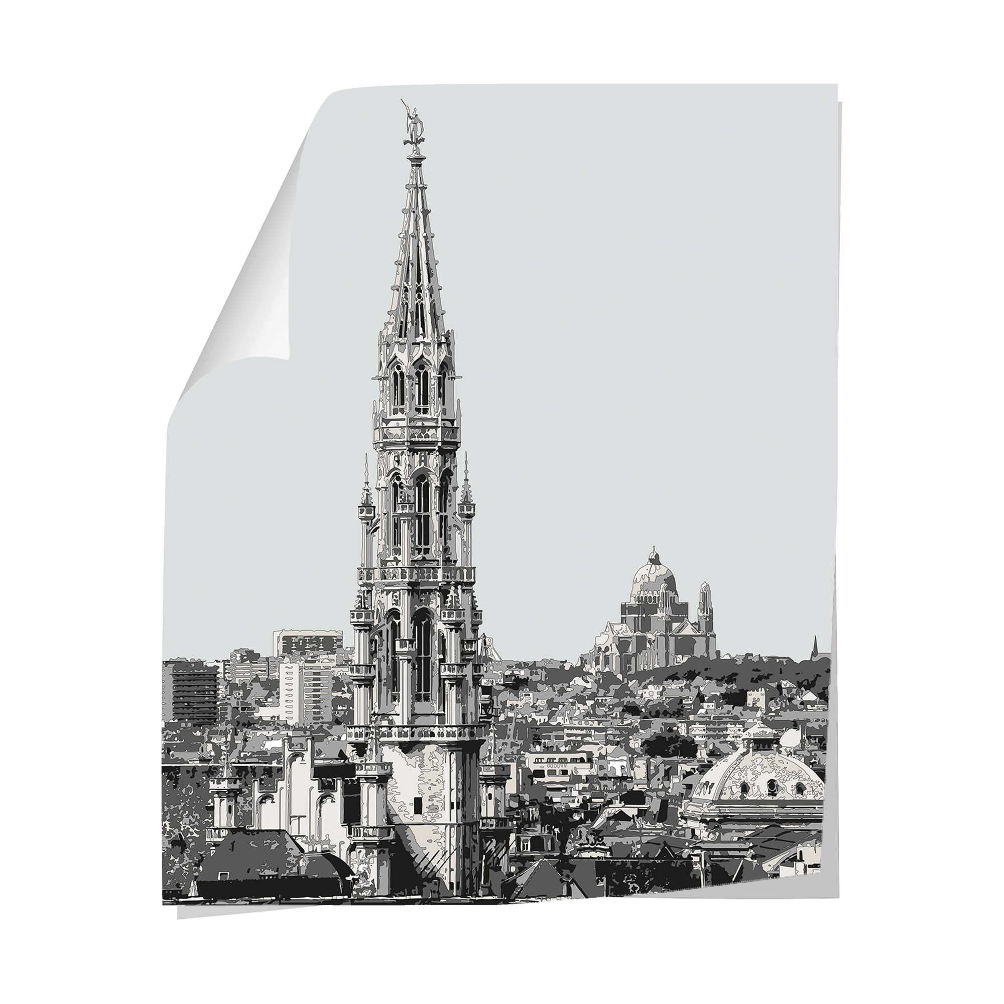 Papier peint panoramique Bruxelles