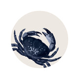 Set de table en vinyle rond — modèle Granchio, motif jungle
