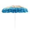 Parasol — modèle inclinable franges raphia Yaka
