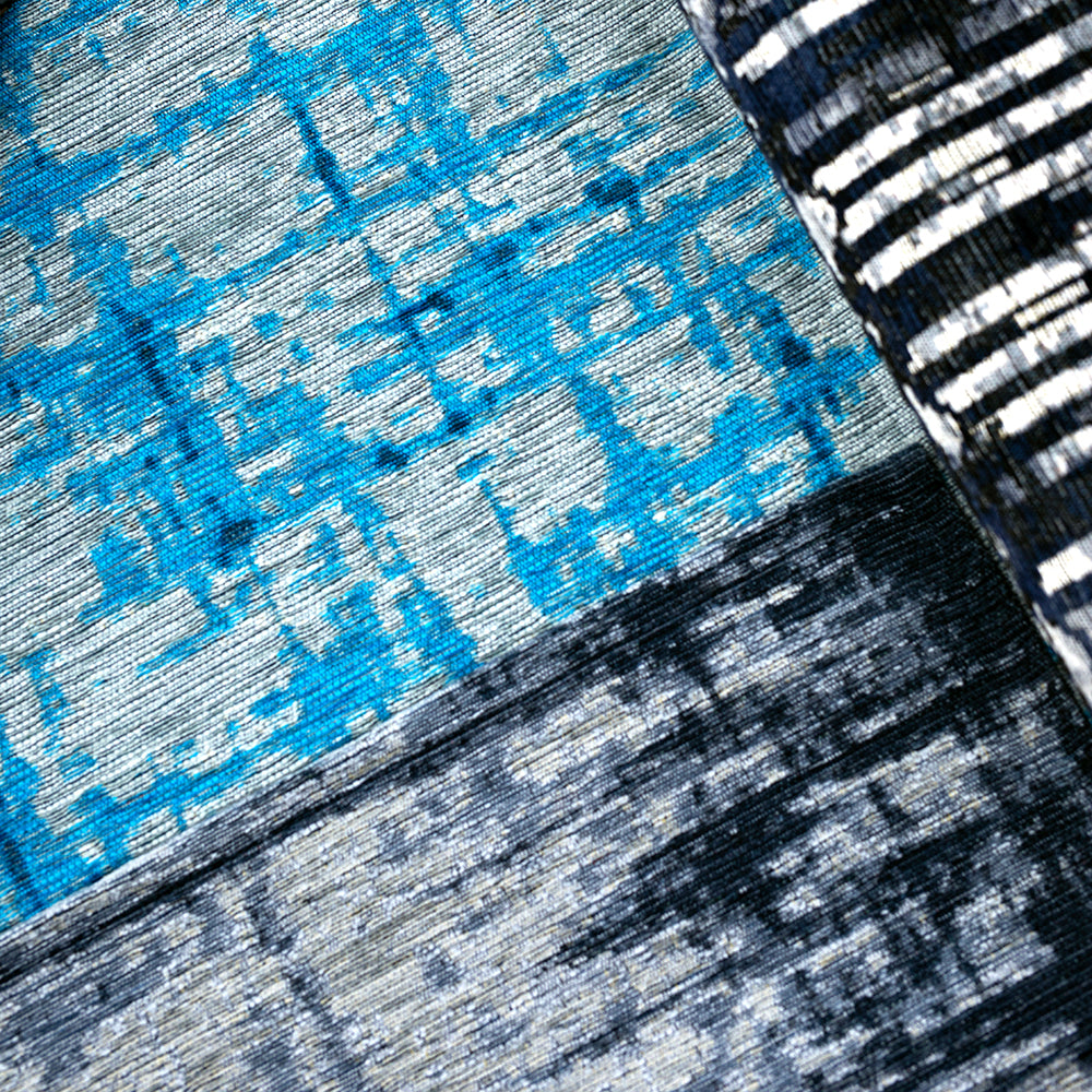 Lafia Blue outdoor rug