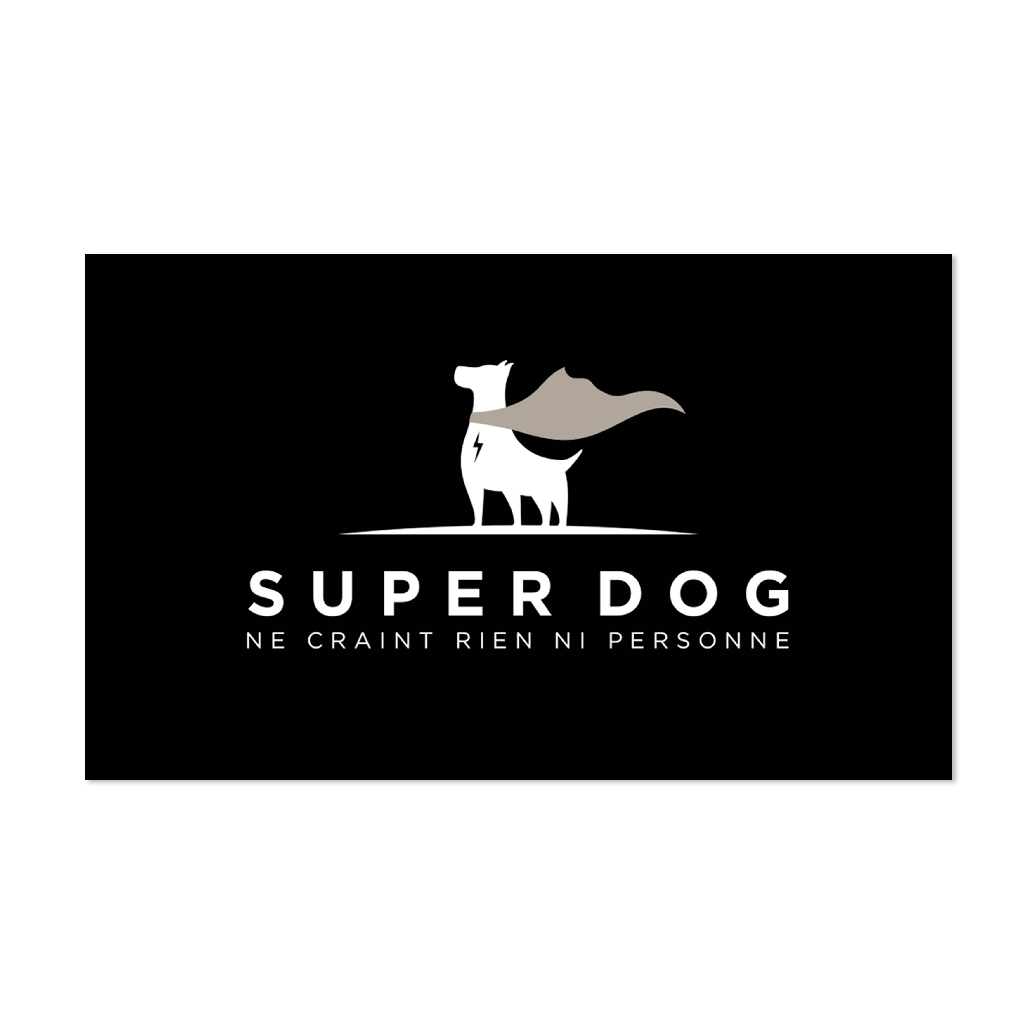 Super Dog vinyl bowl mat