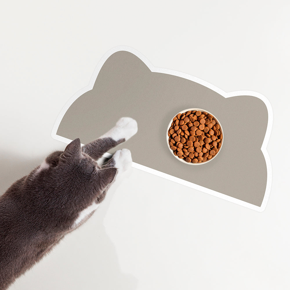 Cat vinyl bowl mat