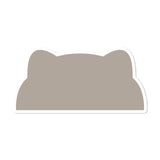 Cat vinyl bowl mat