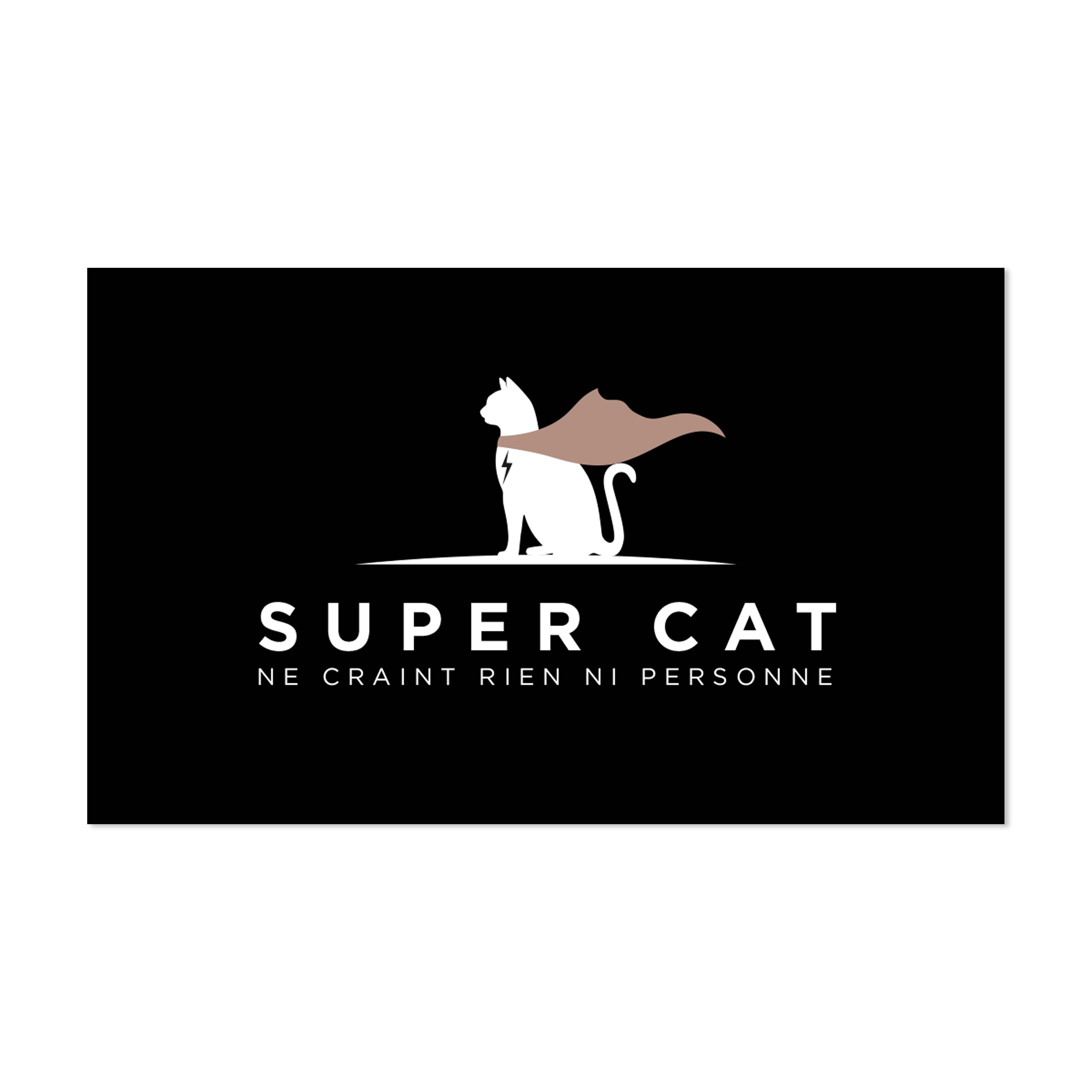 Super Cat vinyl bowl mat