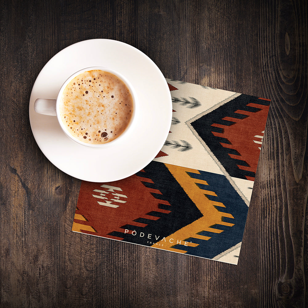 Set of 6 Emaloa vinyl coasters