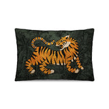 Coussin en velours rectangulaire — modèle Elanja