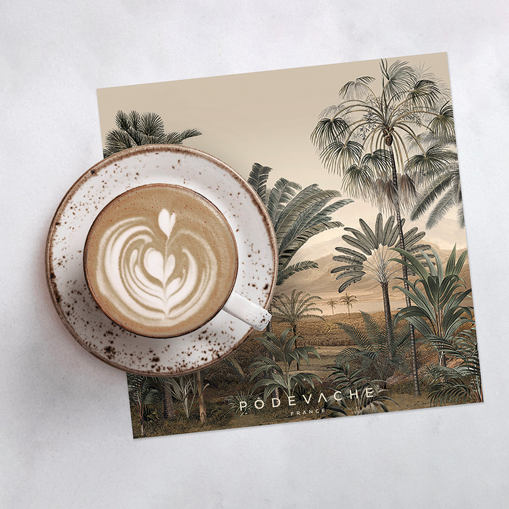 Set of 6 Agamir vinyl coasters