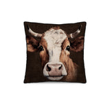 Coussin en velours carré — modèle Elim