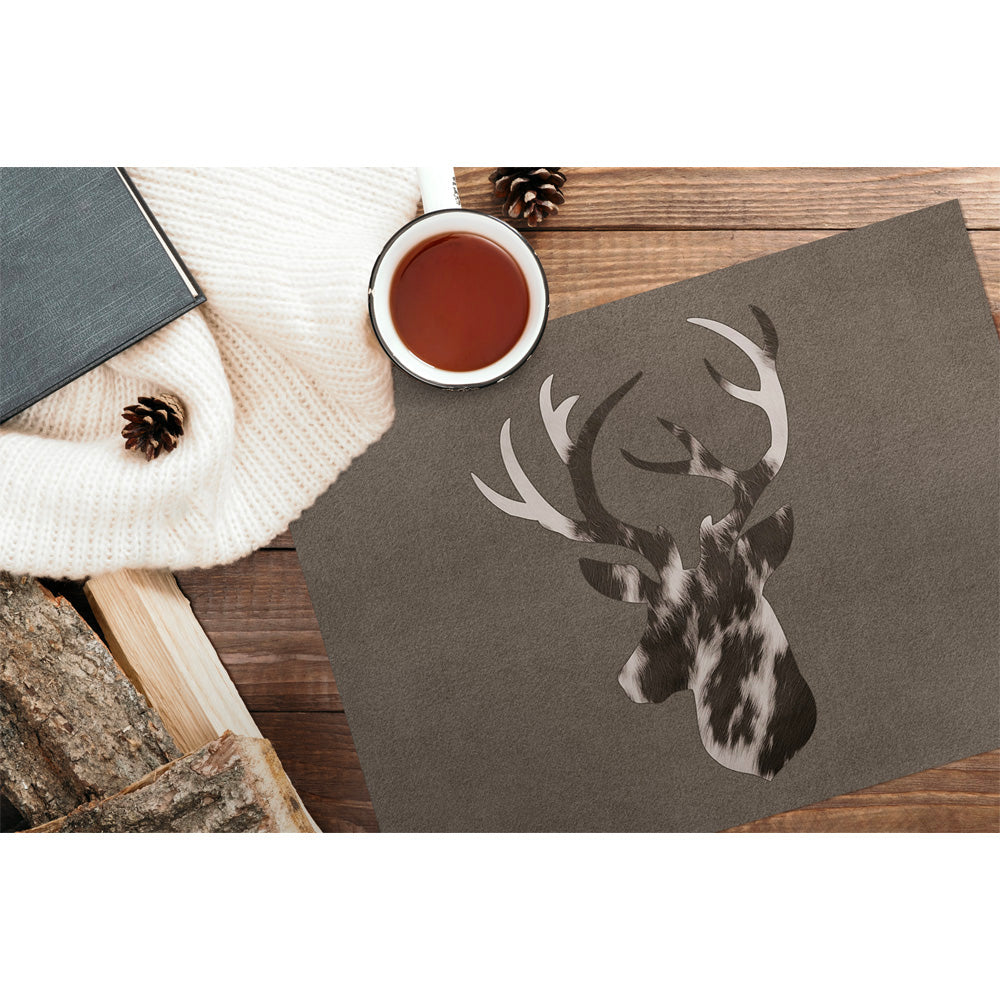 Horn vinyl placemat