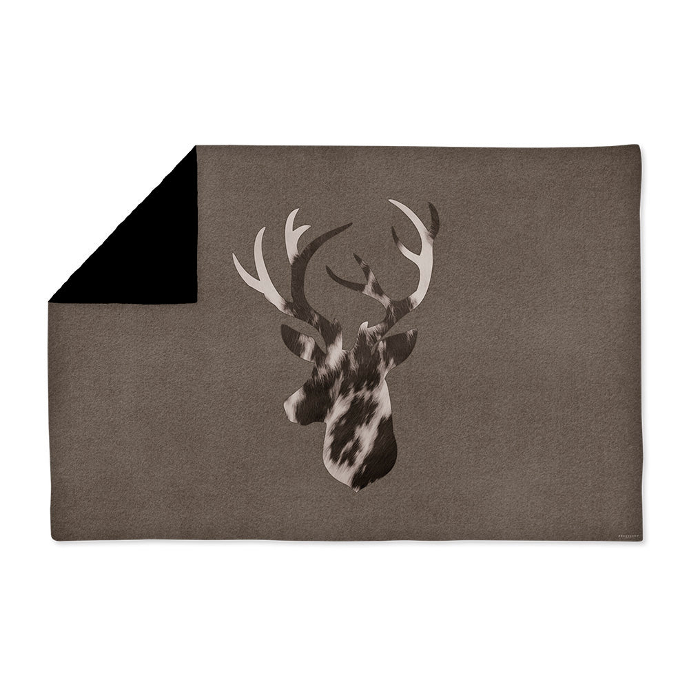Plaid Velours Horn