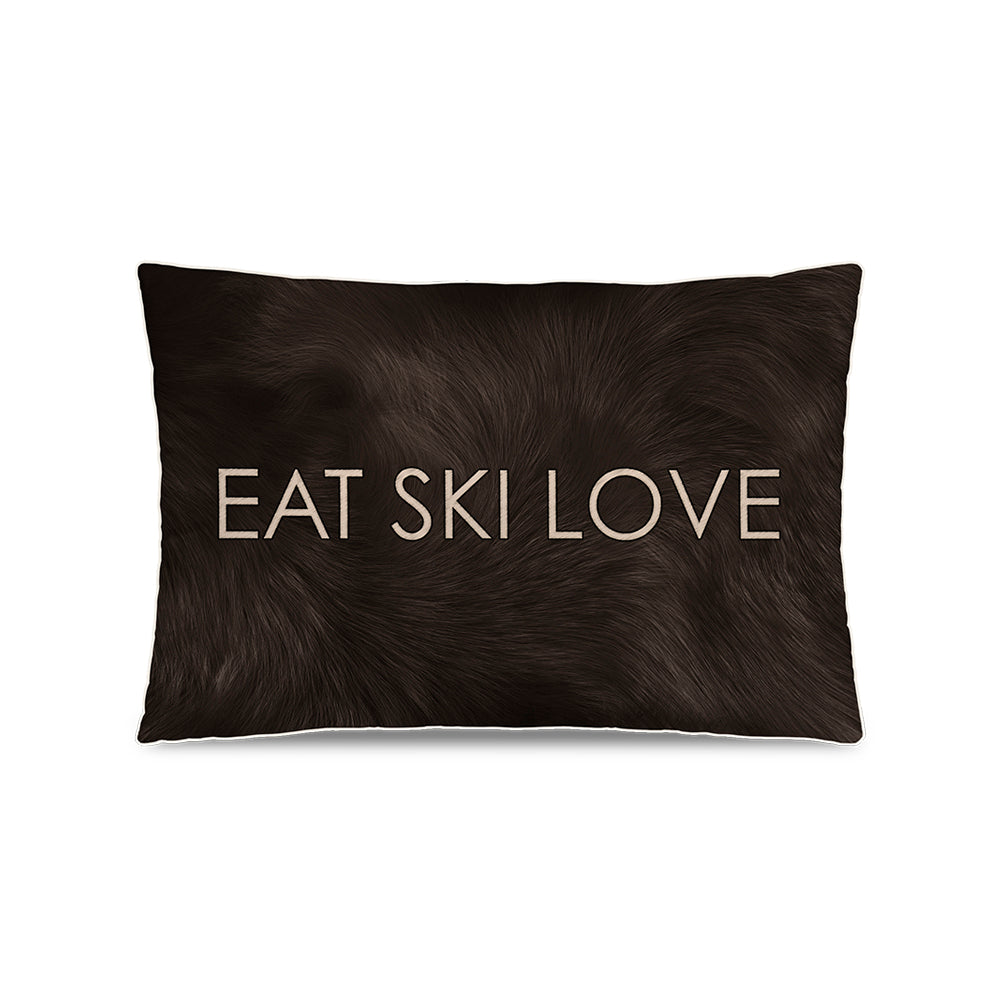 Beaver velvet cushion