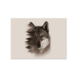 Wolf vinyl placemat