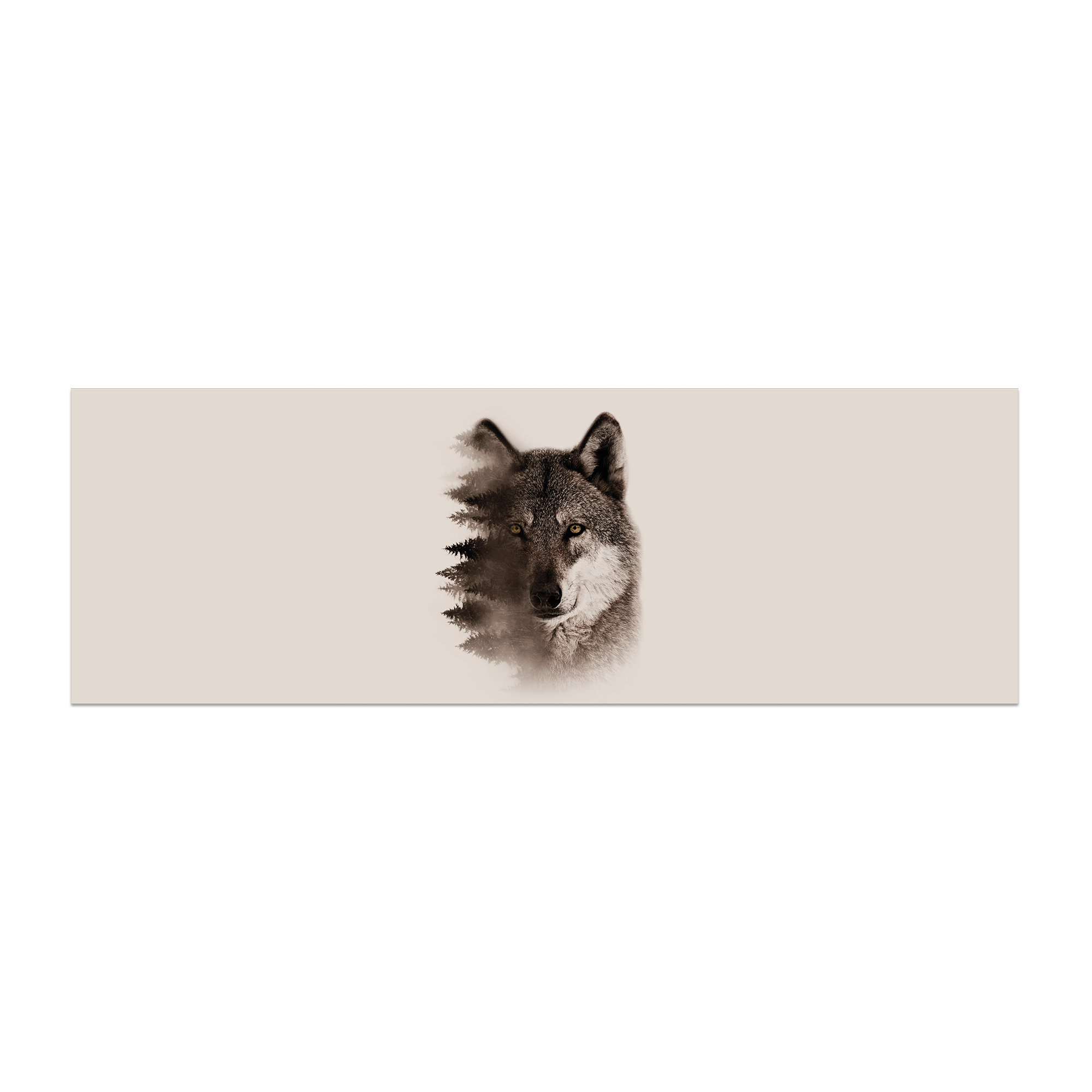 Wolf vinyl rug