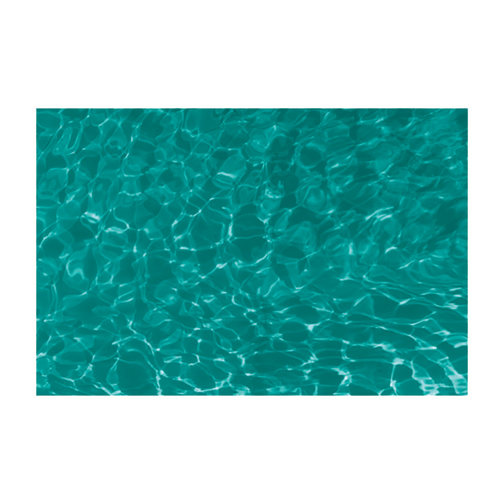 Aqua vinyl mat