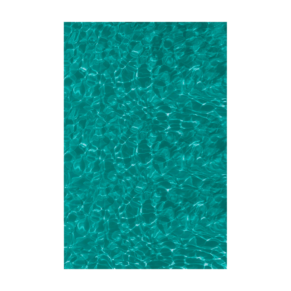 Aqua vinyl mat